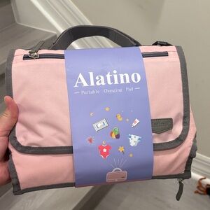 Alatino Pink Portable Changing Pad